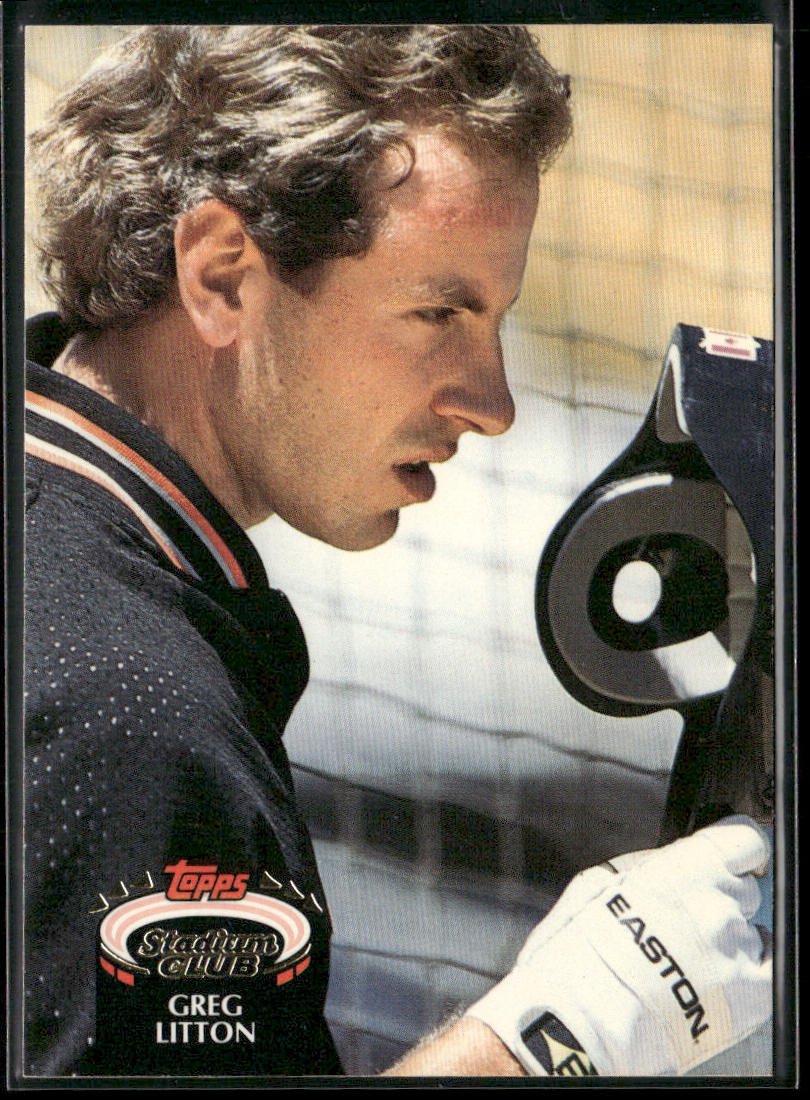 Greg Litton 1992 Stadium Club #439 San Francisco Giants