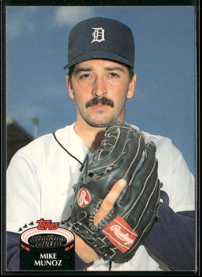 Mike Munoz 1992 Stadium Club #441b Detroit Tigers