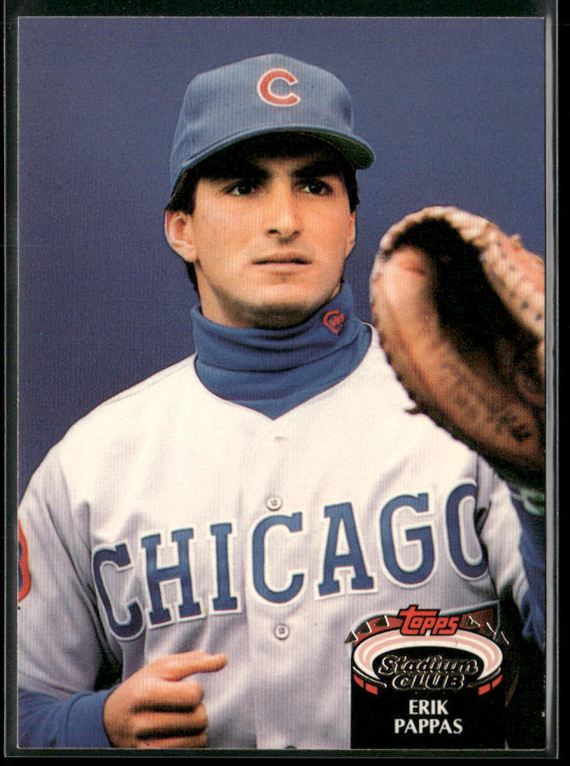 Erik Pappas 1992 Stadium Club #442b Chicago Cubs