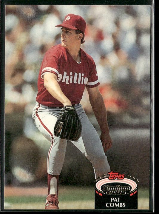 Pat Combs 1992 Stadium Club #443 Philadelphia Phillies