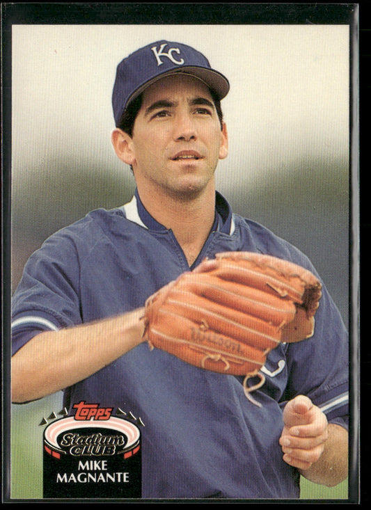 Mike Magnante 1992 Stadium Club #448b RC Kansas City Royals