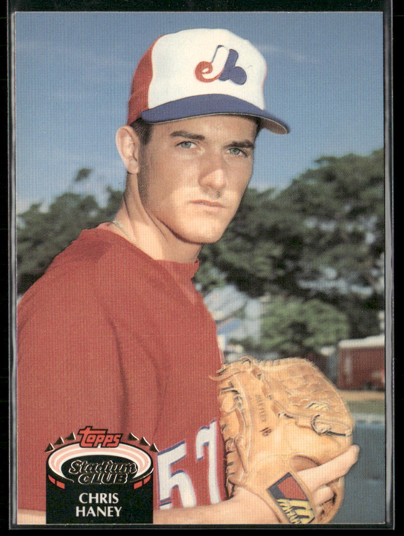 Chris Haney 1992 Stadium Club #449 Montreal Expos