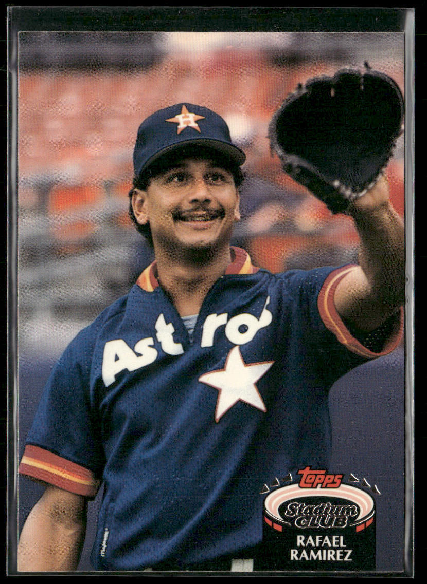 Rafael Ramirez 1992 Stadium Club #451 Houston Astros