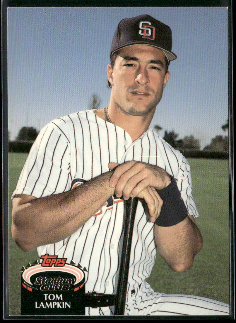 Tom Lampkin 1992 Stadium Club #453 San Diego Padres