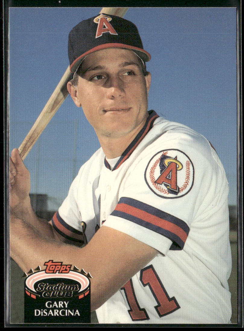 Gary DiSarcina 1992 Stadium Club #458 California Angels