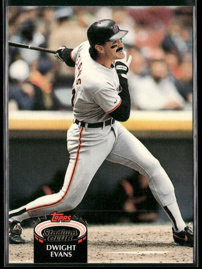 Dwight Evans 1992 Stadium Club #463b Baltimore Orioles