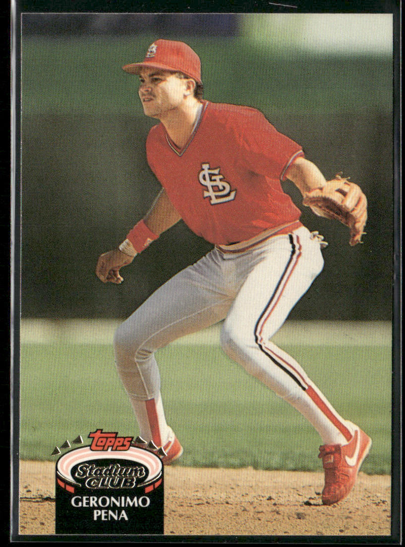 Geronimo Pena 1992 Stadium Club #466 St. Louis Cardinals