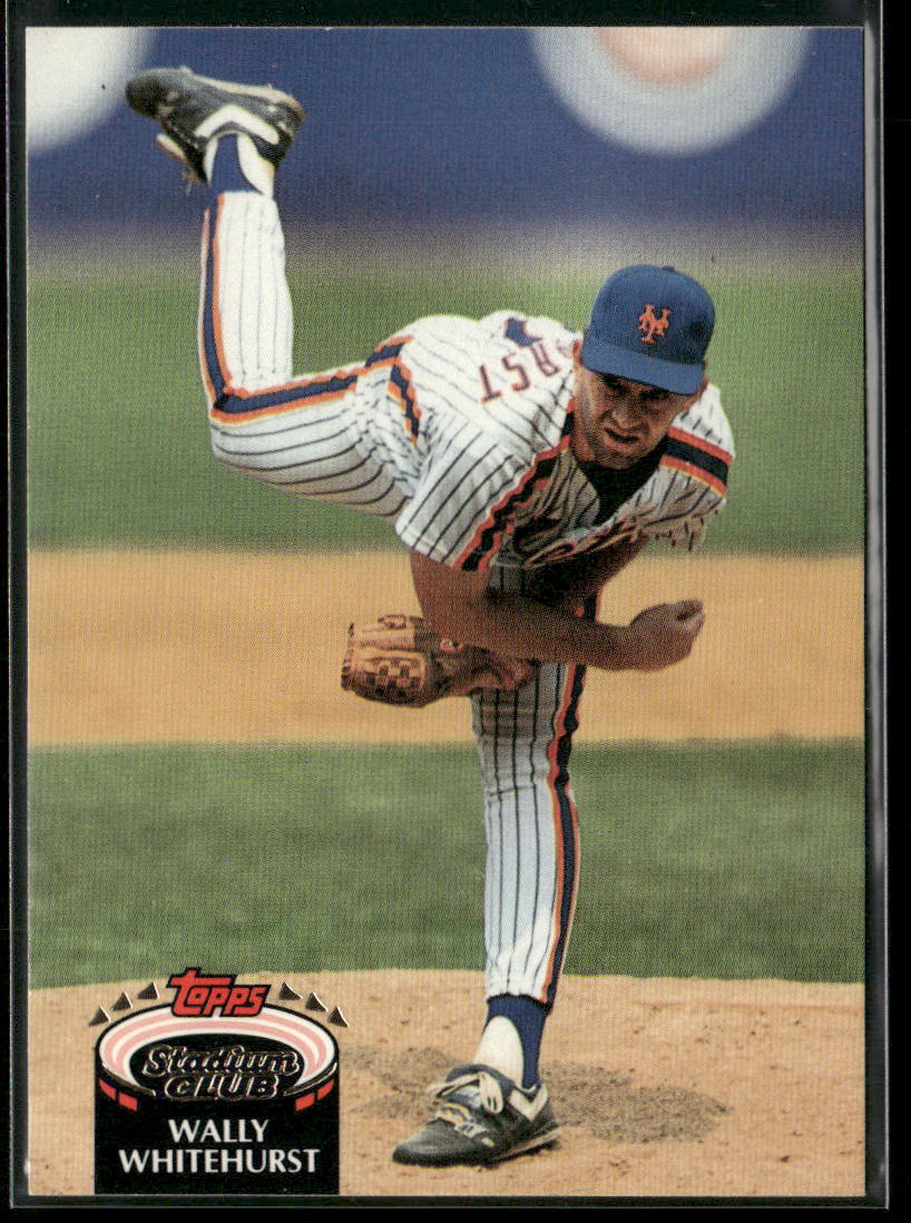 Wally Whitehurst 1992 Stadium Club #476 New York Mets