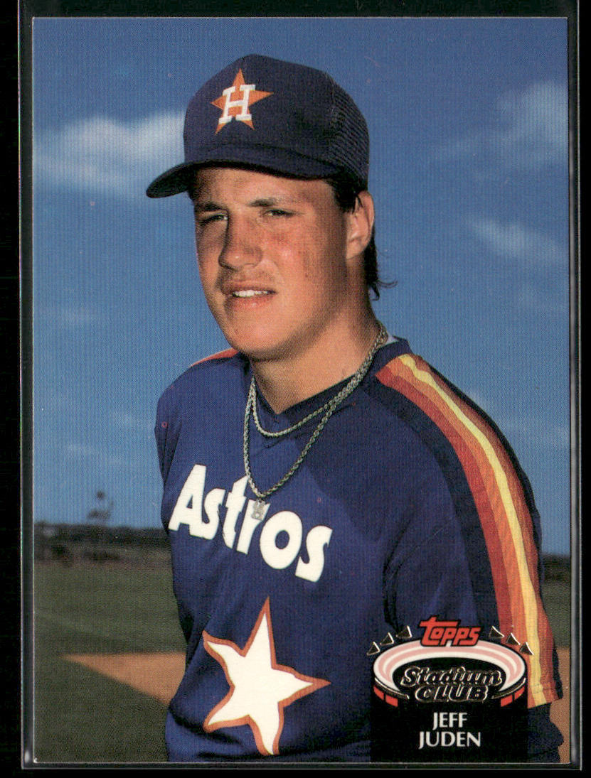 Jeff Juden 1992 Stadium Club #479b Houston Astros