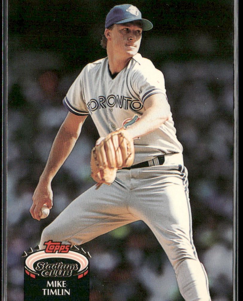 Mike Timlin 1992 Stadium Club #493b Toronto Blue Jays