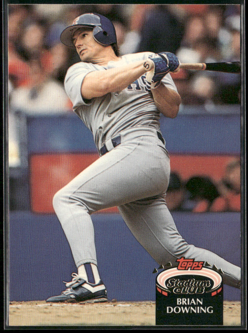 Brian Downing 1992 Stadium Club #494b Texas Rangers