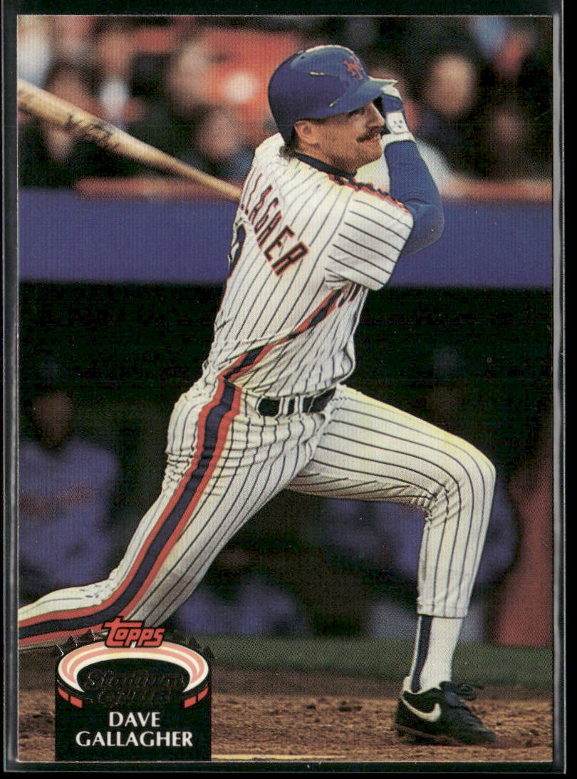 Dave Gallagher 1992 Stadium Club #841 New York Mets
