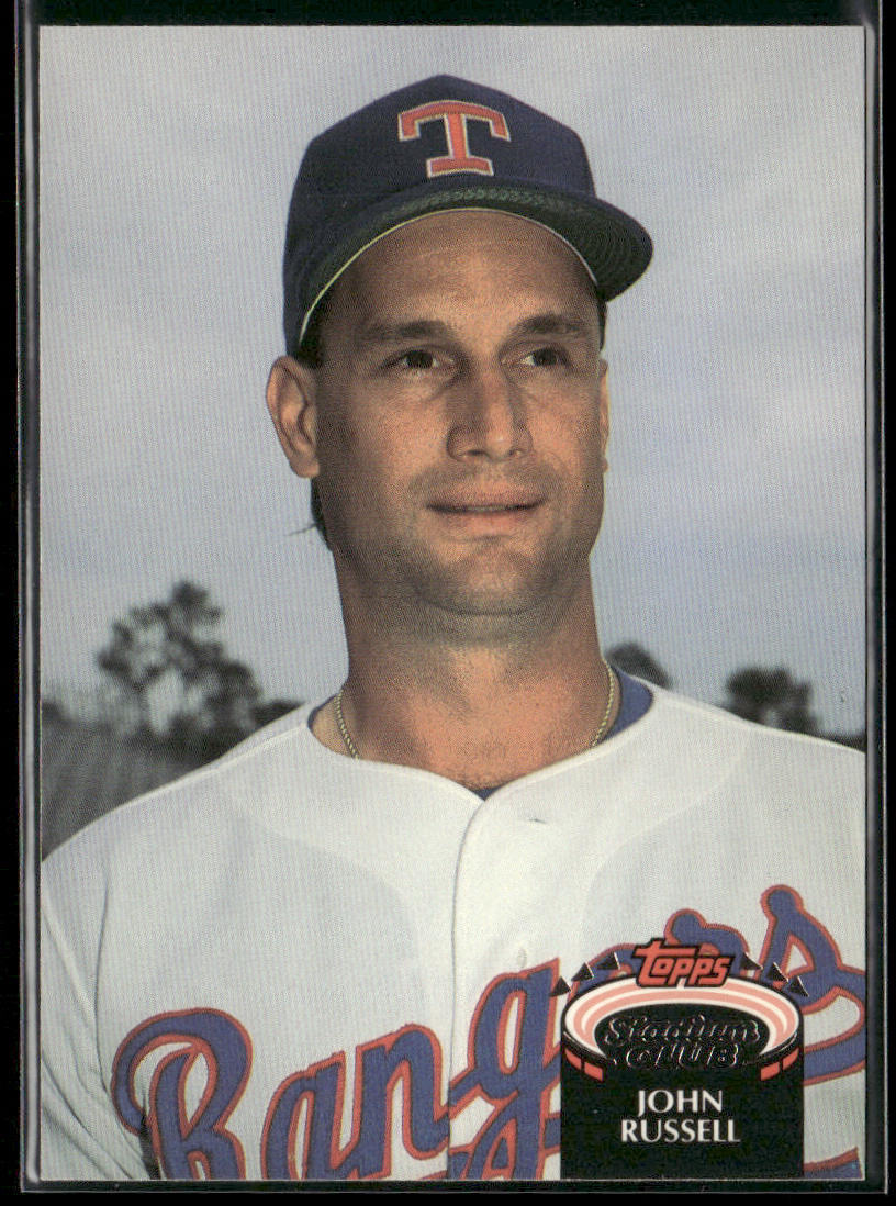 John Russell 1992 Stadium Club East Coast National #846 Texas Rangers