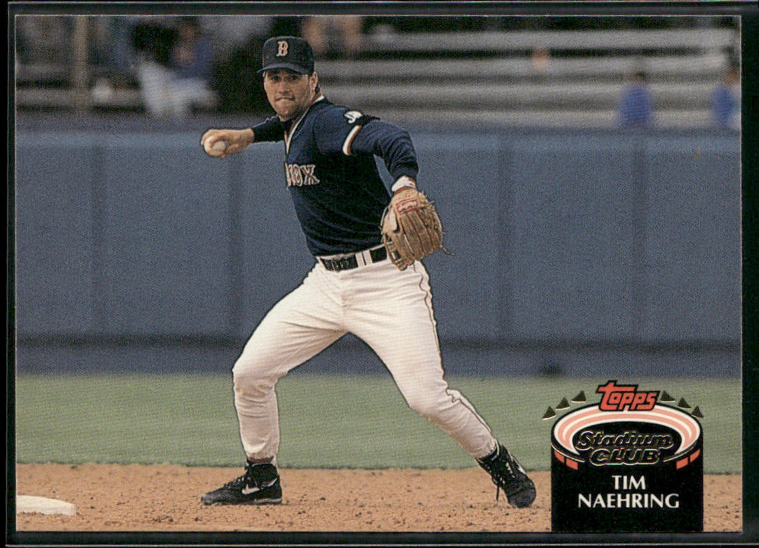 Tim Naehring 1992 Stadium Club #854 Boston Red Sox