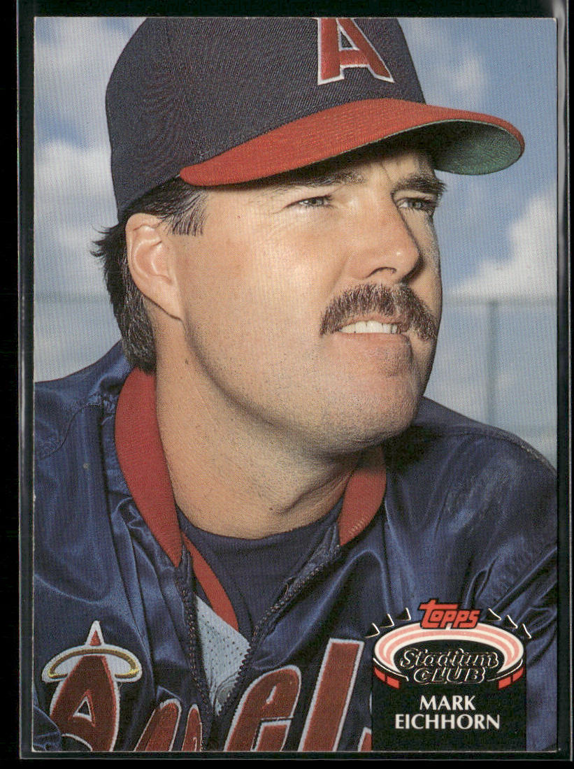 Mark Eichhorn 1992 Stadium Club #857 California Angels