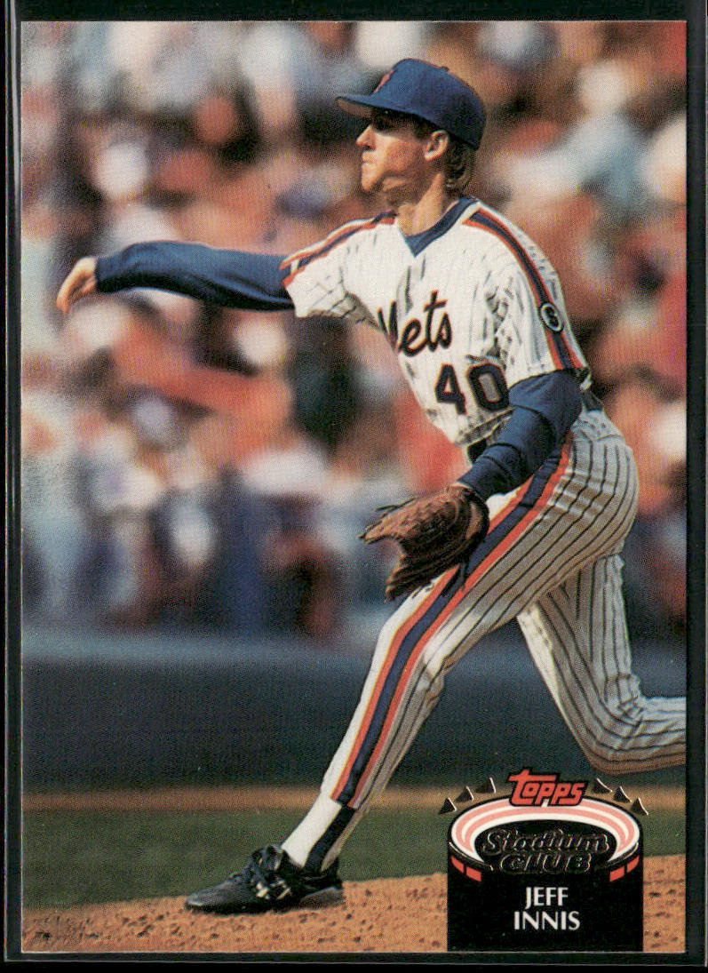 Jeff Innis 1992 Stadium Club #863 New York Mets