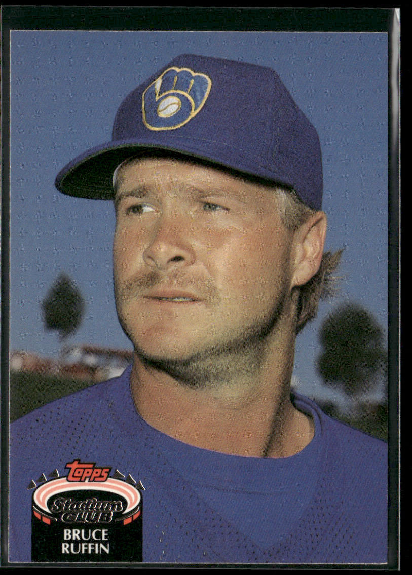 Bruce Ruffin 1992 Stadium Club #867 Milwaukee Brewers
