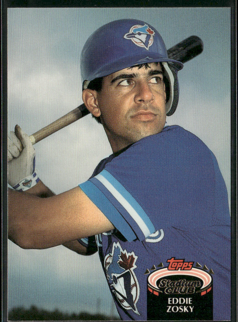 Eddie Zosky 1992 Stadium Club #873 Toronto Blue Jays