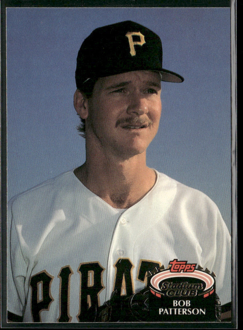Bob Patterson 1992 Stadium Club #876 Pittsburgh Pirates