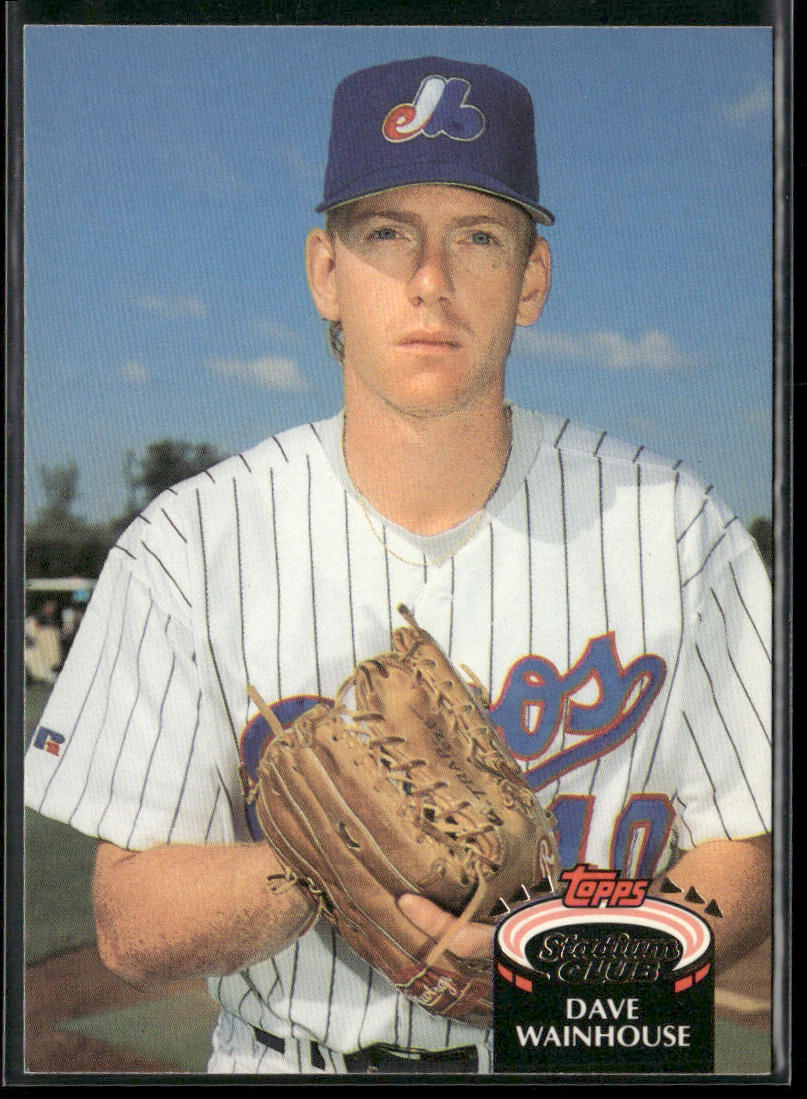 Dave Wainhouse 1992 Stadium Club #885 Montreal Expos