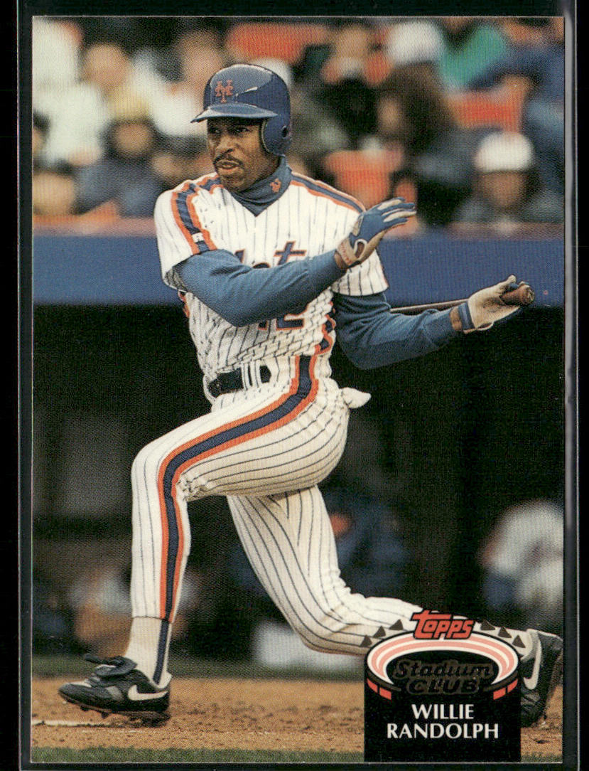 Willie Randolph 1992 Stadium Club #890 New York Mets