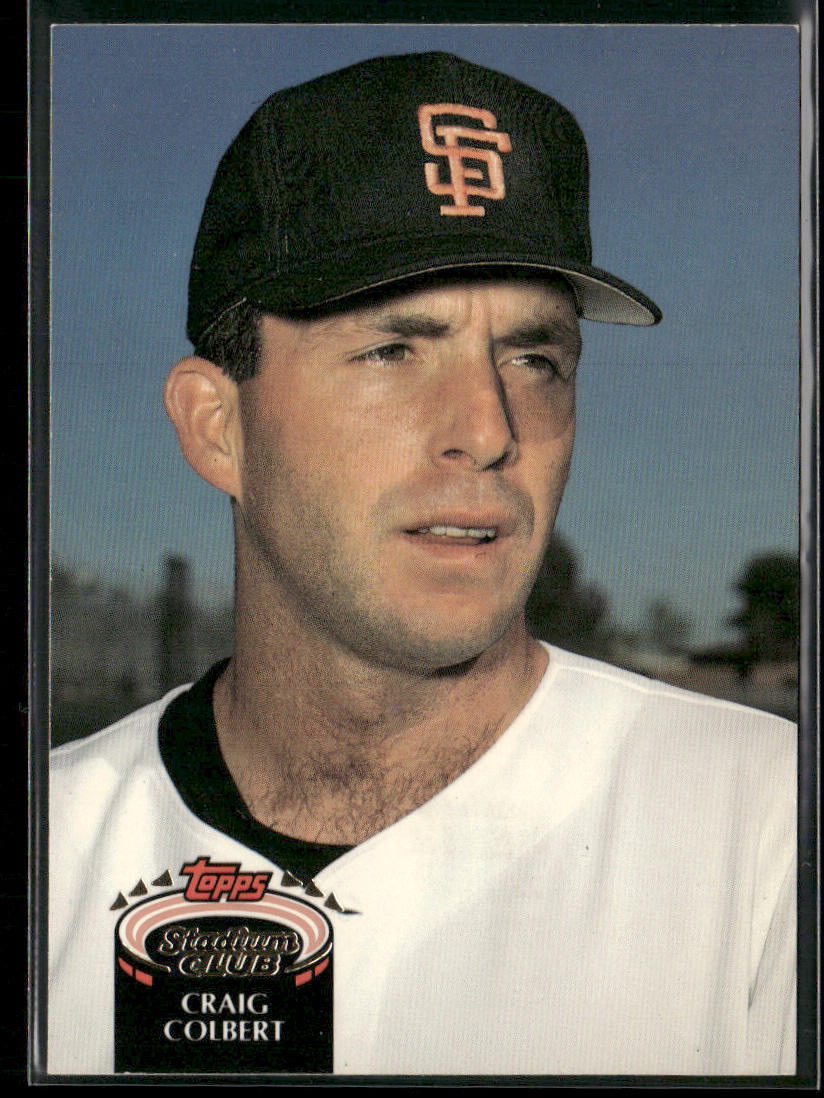 Craig Colbert 1992 Stadium Club #891b RC San Francisco Giants