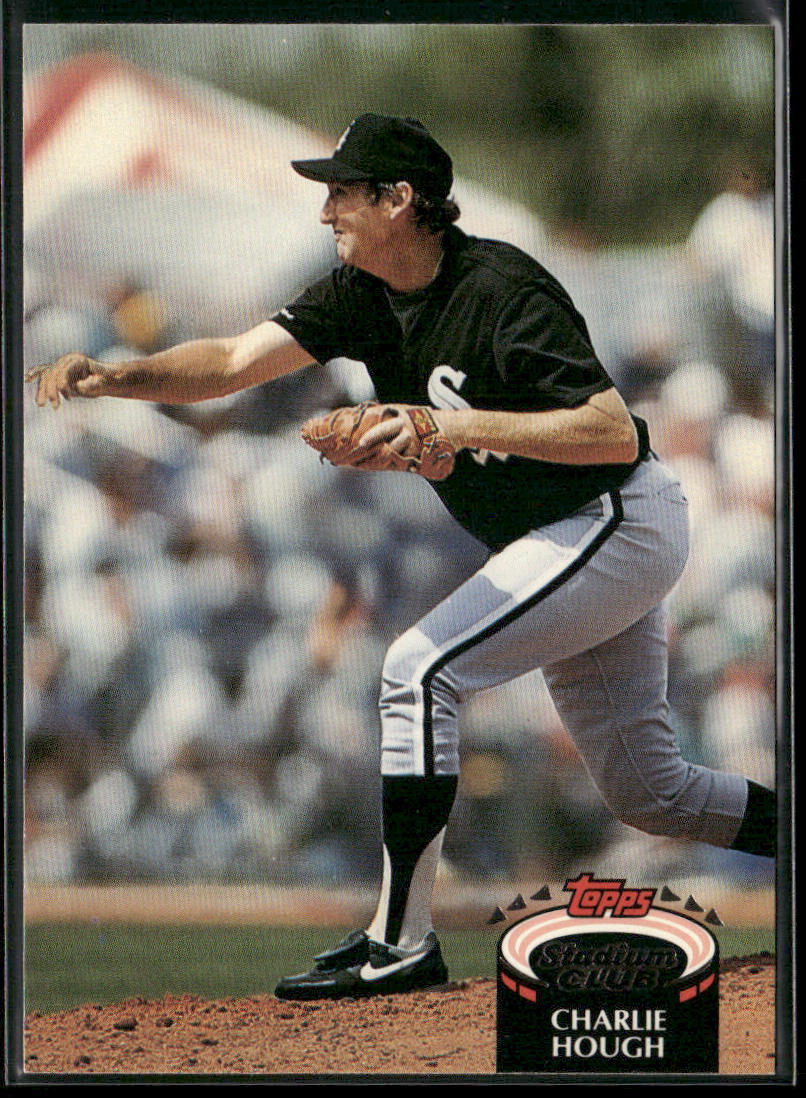 Charlie Hough 1992 Stadium Club #894b Chicago White Sox