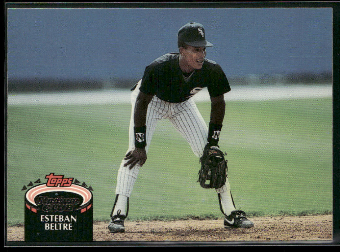 Esteban Beltre 1992 Stadium Club #611b RC Chicago White Sox