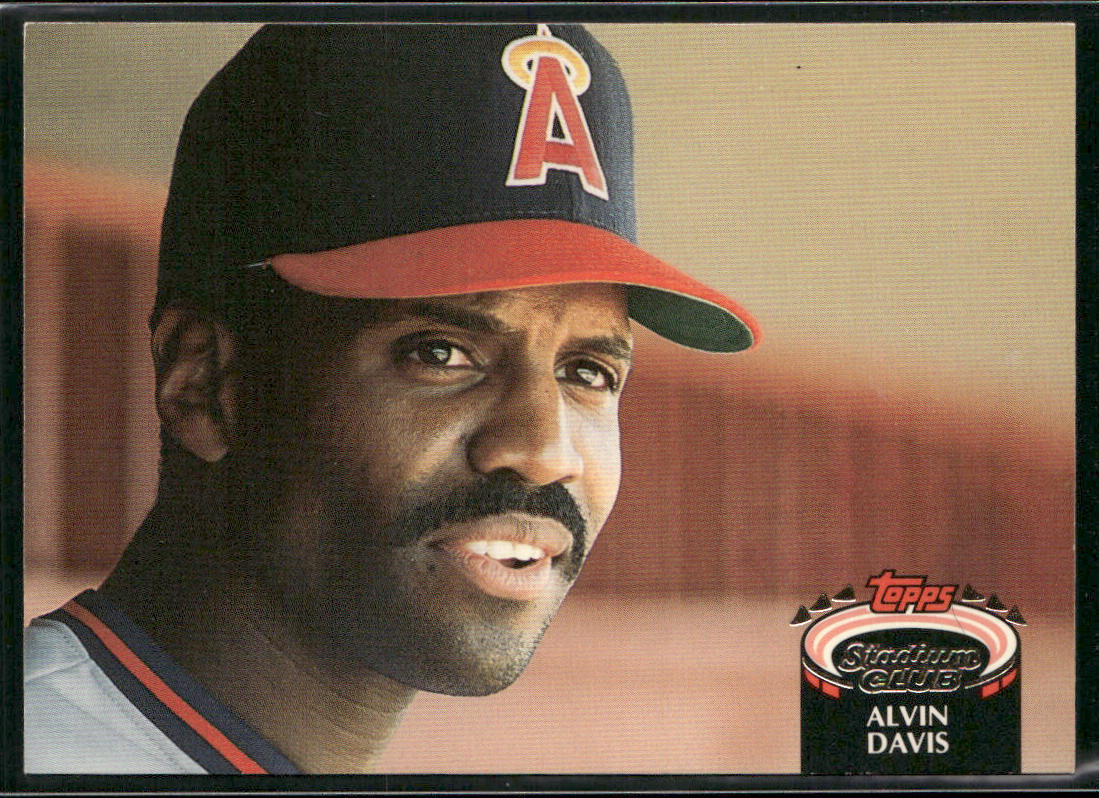 Alvin Davis 1992 Stadium Club #617 California Angels