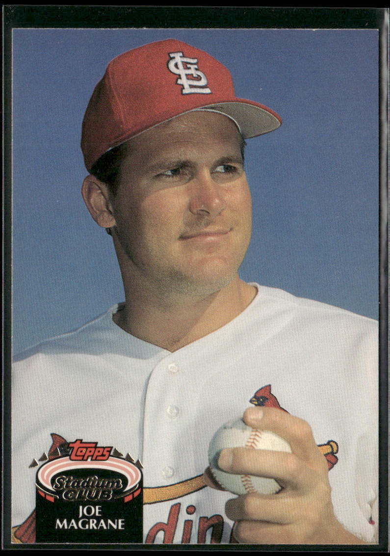 Joe Magrane 1992 Stadium Club #622b St. Louis Cardinals
