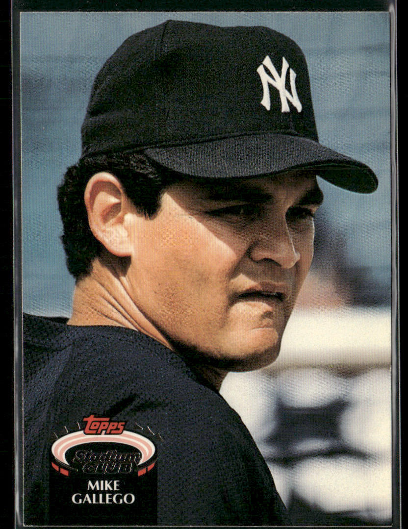 Mike Gallego 1992 Stadium Club #627 New York Yankees