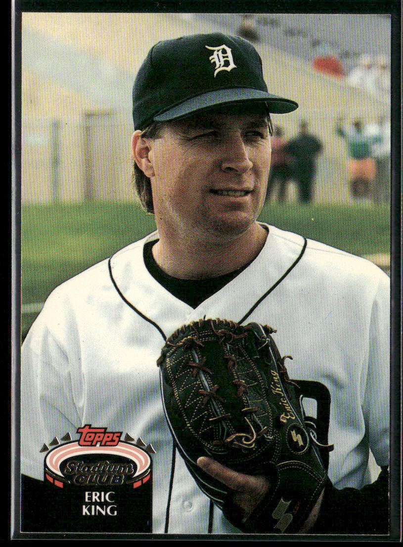 Eric King 1992 Stadium Club #638b Detroit Tigers