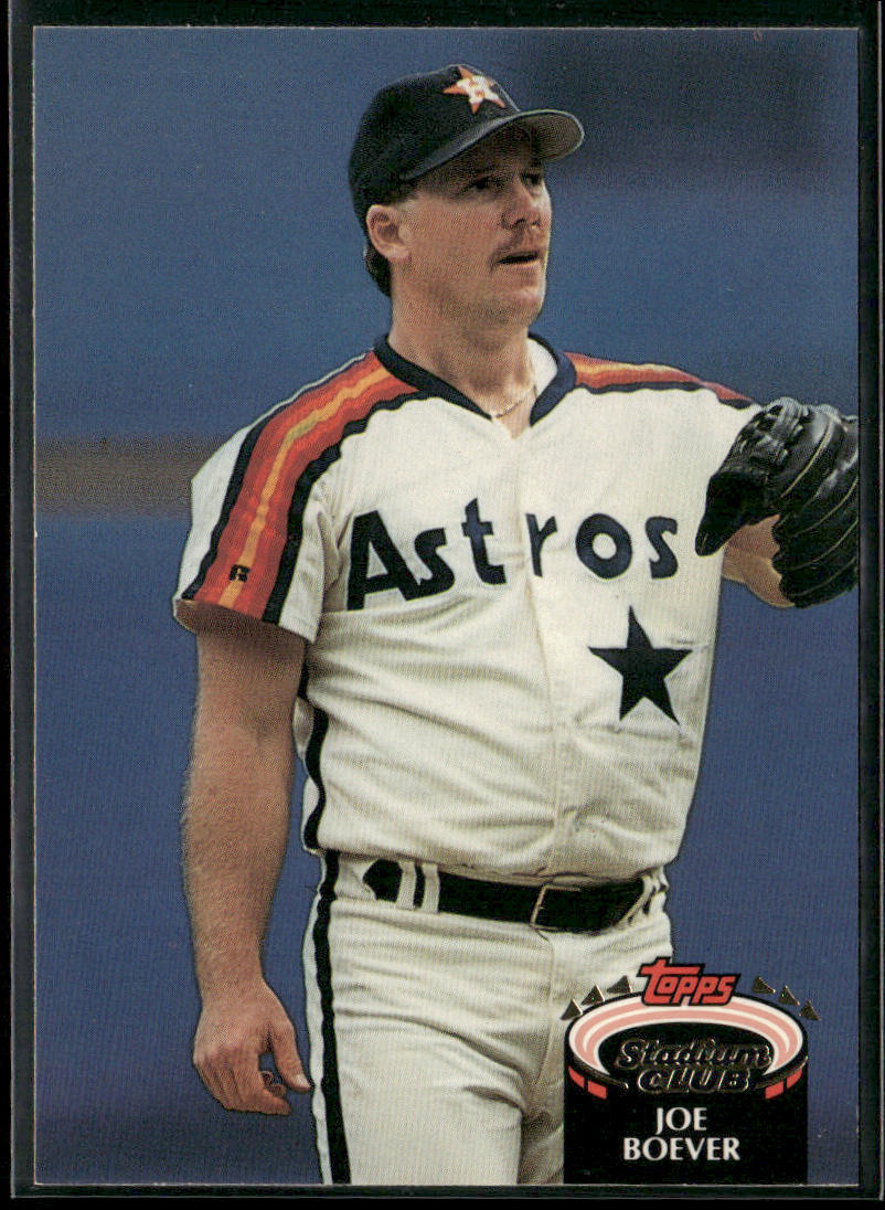 Joe Boever 1992 Stadium Club #639b Houston Astros