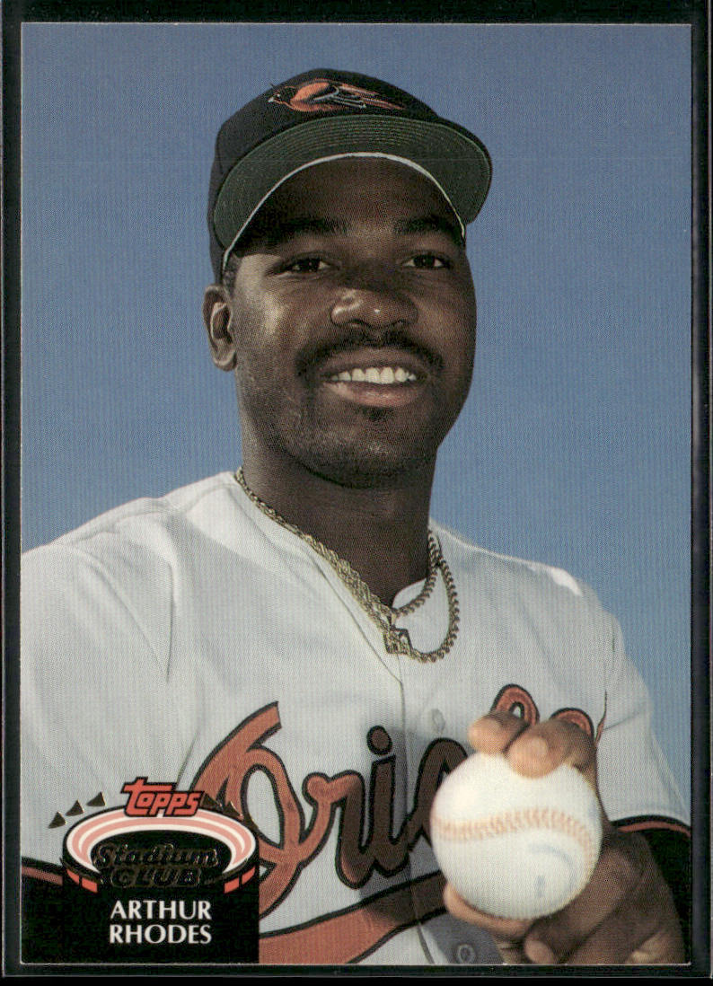 Arthur Rhodes 1992 Stadium Club #641b Baltimore Orioles
