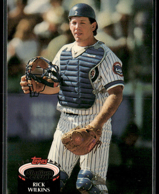 Rick Wilkins 1992 Stadium Club #643b Chicago Cubs