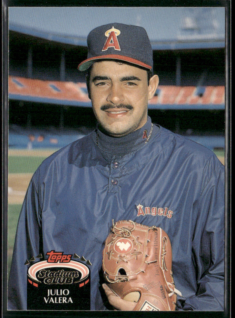 Julio Valera 1992 Stadium Club #646b California Angels
