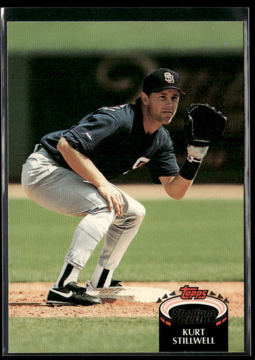Kurt Stillwell 1992 Stadium Club #650 San Diego Padres