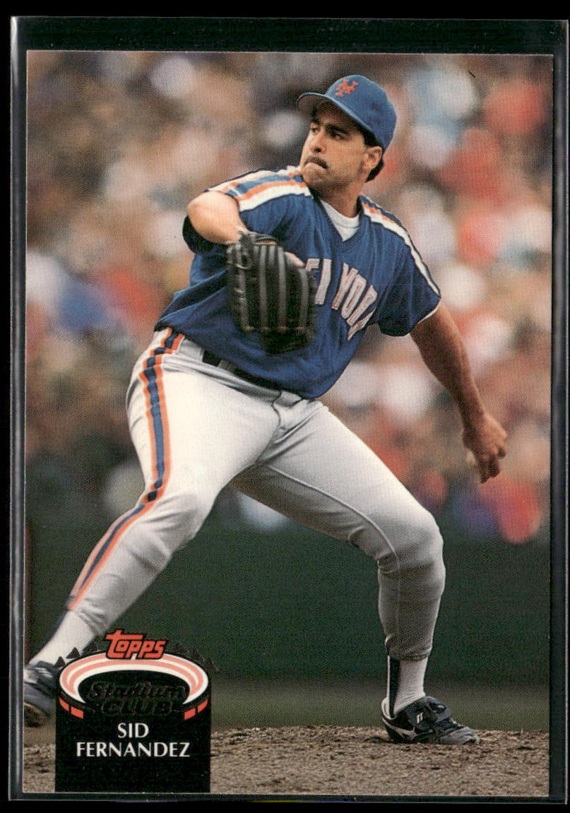 Sid Fernandez 1992 Stadium Club #655b New York Mets