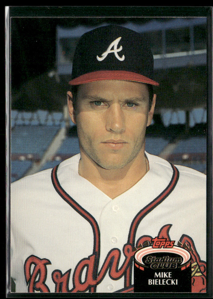 Mike Bielecki 1992 Stadium Club #656b Atlanta Braves