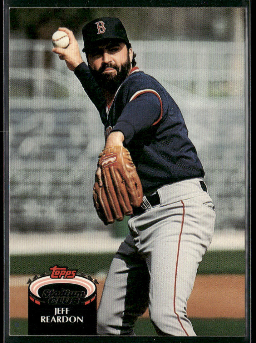 Jeff Reardon 1992 Stadium Club #657 Boston Red Sox
