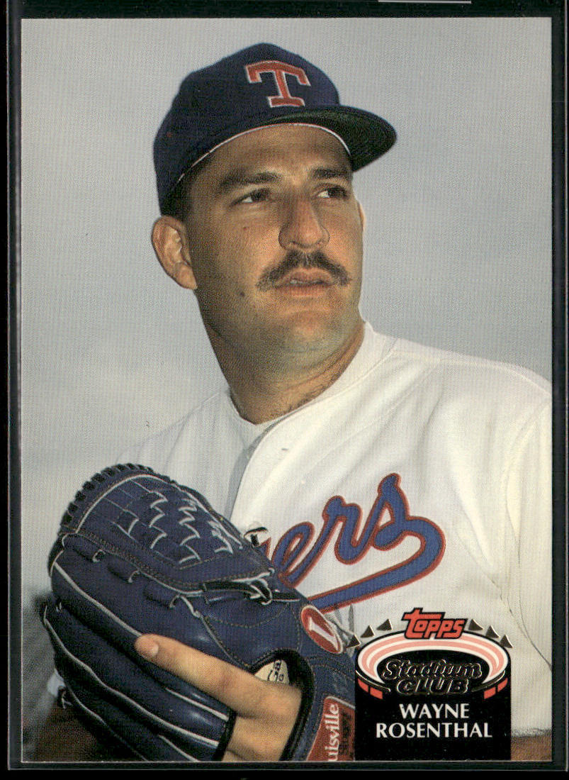Wayne Rosenthal 1992 Stadium Club #658 Texas Rangers