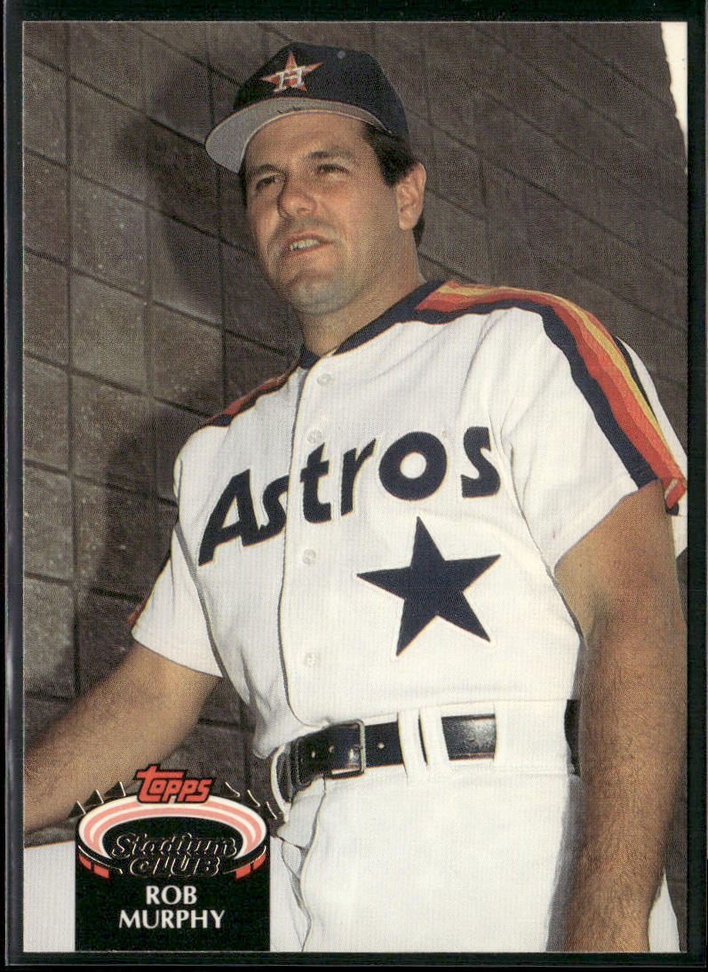 Rob Murphy 1992 Stadium Club #663 Houston Astros