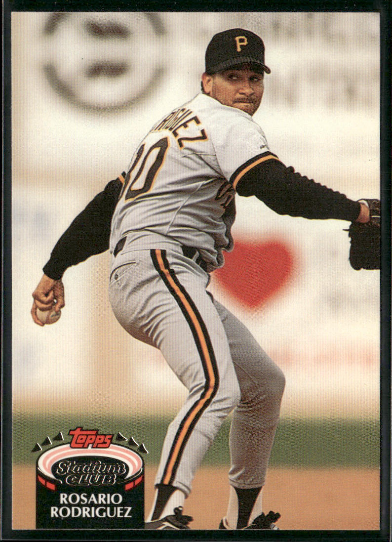 Rosario Rodriguez 1992 Stadium Club #697b Pittsburgh Pirates