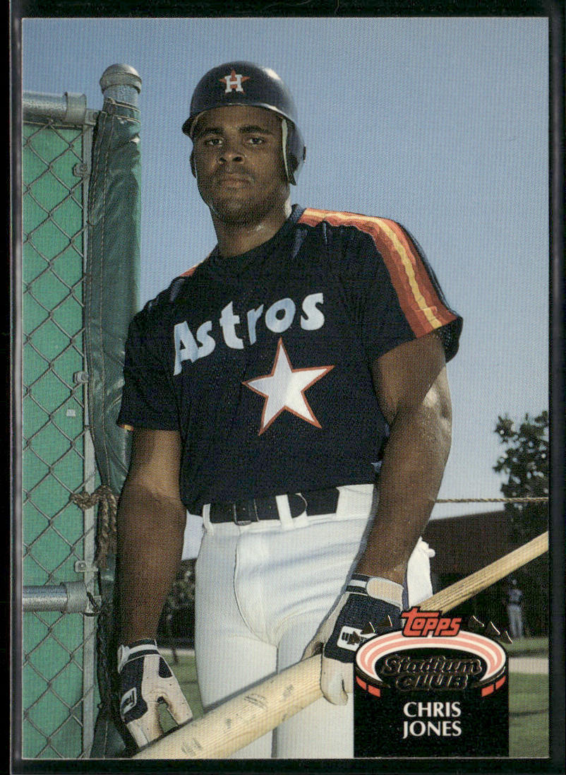Chris Jones 1992 Stadium Club #698 Houston Astros