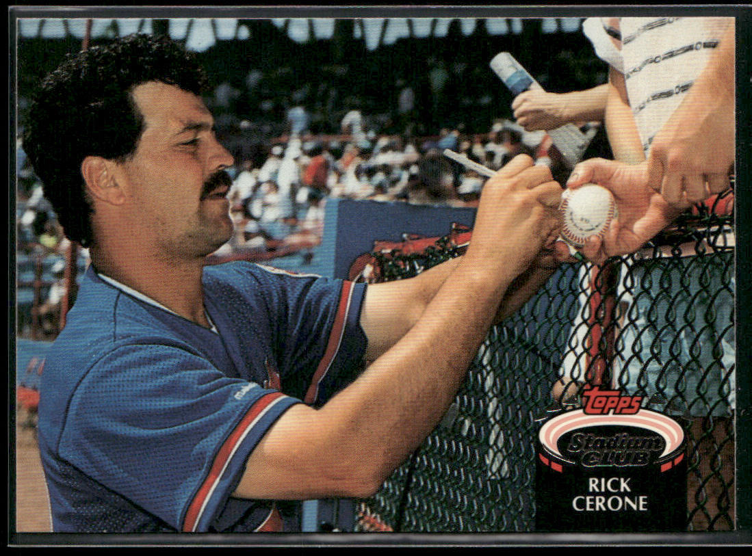 Rick Cerone 1992 Stadium Club #705b Montreal Expos