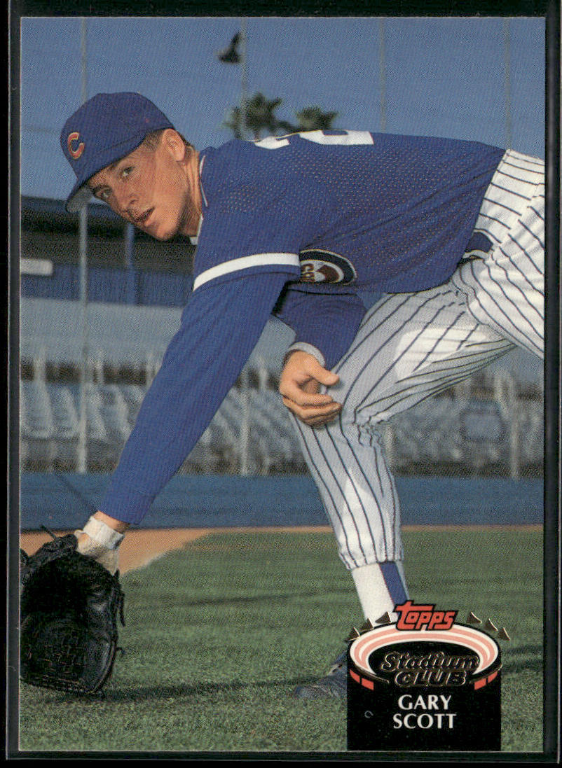 Gary Scott 1992 Stadium Club #708b Chicago Cubs