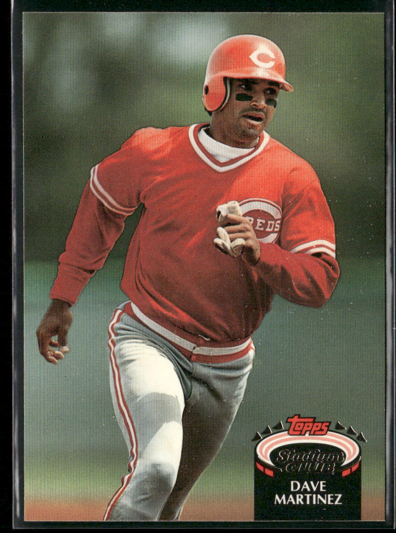 Dave Martinez 1992 Stadium Club #723b Cincinnati Reds