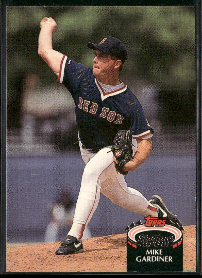 Mike Gardiner 1992 Stadium Club #732b Boston Red Sox