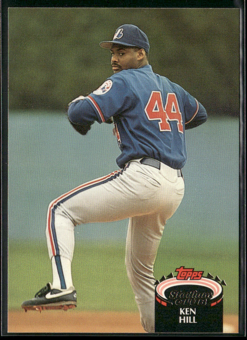 Ken Hill 1992 Stadium Club #735b Montreal Expos