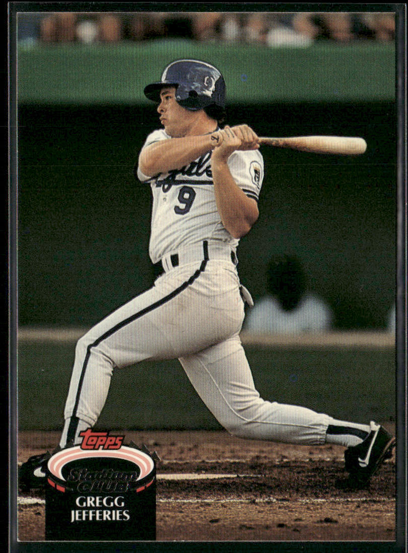 Gregg Jefferies 1992 Stadium Club #737 Kansas City Royals